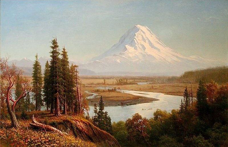 Albert Bierstadt Mount Rainier